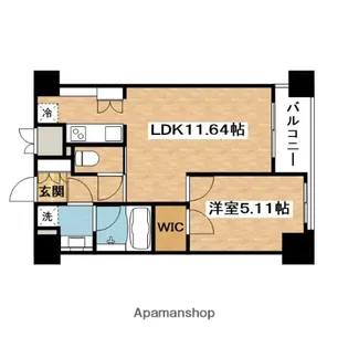 ノルデンハイム江坂【3階】の間取り