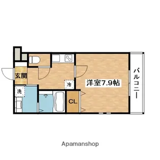 フジパレス下新庄駅南【3階】の間取り