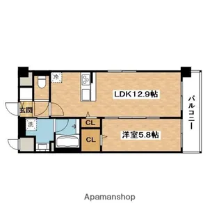 アグレアーブル【3階】の間取り