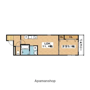 フジパレス阪急豊津駅南Ⅰ番館【3階】の間取り