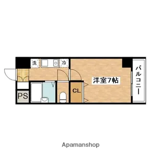 1Kの間取り画像