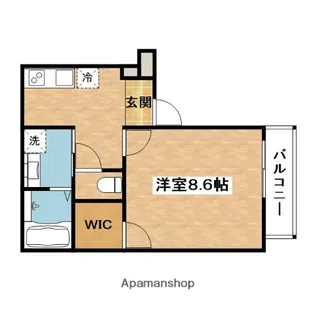 フジパレス南正雀Ⅱ番館【3階】の間取り