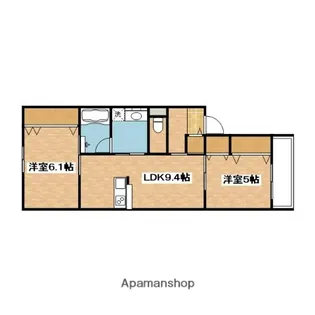 エールウッド吹田内本町【2階】の間取り