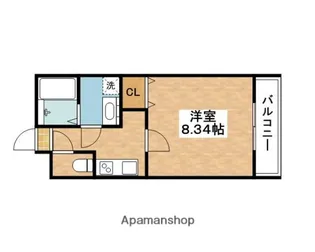 ジーメゾン摂津正雀【1階】の間取り