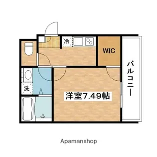 ジーメゾン摂津正雀【2階】の間取り