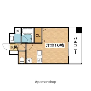 グランヴェルデ吹田【3階】の間取り