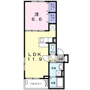 リ・リアン【2階】の間取り