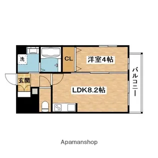 ロイヤルカーサ寿町【6階】の間取り