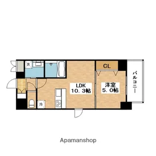 ラペーシュKINO【2階】の間取り