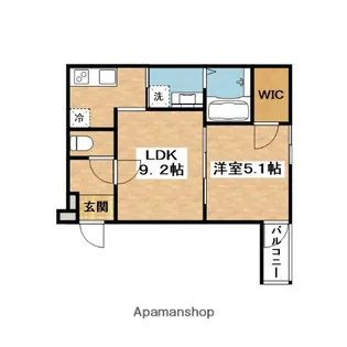 フジパレス正雀本町ノース【3階】の間取り