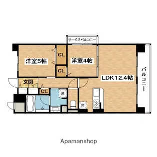 MAGNOLIA【2階】の間取り