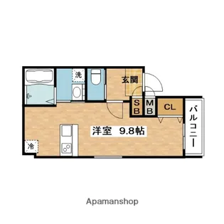 ハイム・エトワール【3階】の間取り