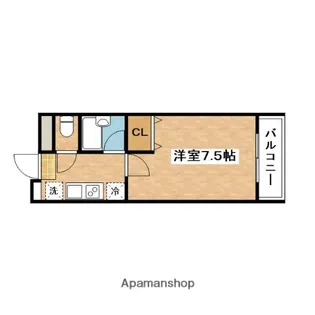 コアティーパートI【4階】の間取り