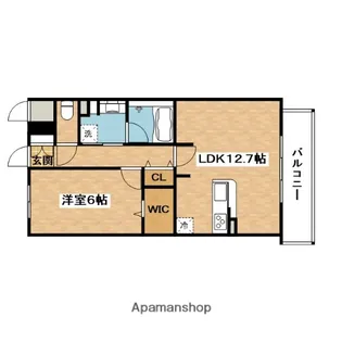 BELLE JOIE【1階】の間取り