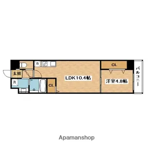 ビエラコート岸部中【2階】の間取り