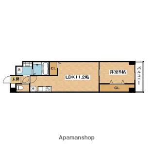 ビエラコート岸部中【2階】の間取り