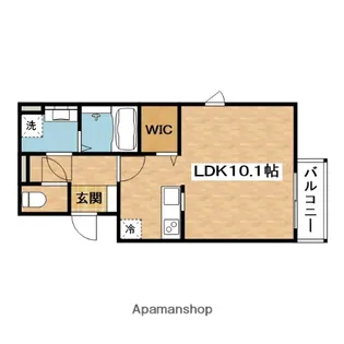 シューンハイム【1階】の間取り