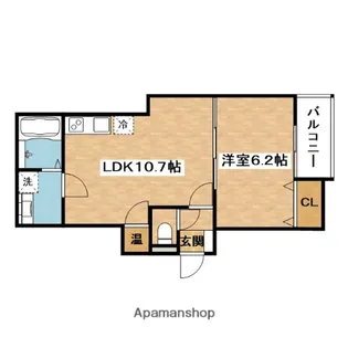 ART TENDO EAST【3階】の間取り