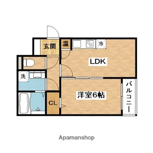 ART TENDO EAST【3階】の間取り