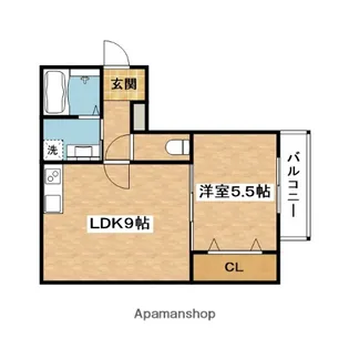 アート吹田泉町【3階】の間取り