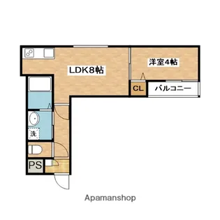 ALEGRIA豊津【1階】の間取り