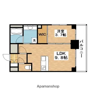 ノルデンタワー江坂プレミアム【15階】の間取り