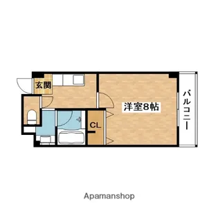 プリオール・ドゥ【2階】の間取り