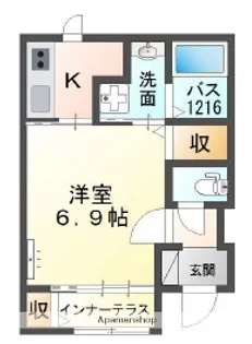 PLACIDE(プラシード)【1階】の間取り