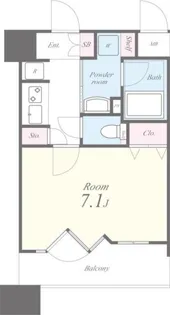 アーバンウェル茨木【6階】の間取り