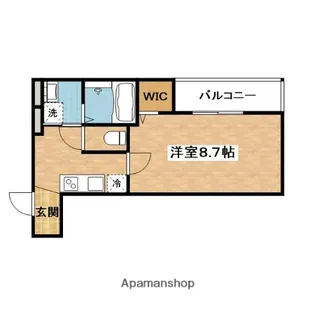 フジパレス山手町【3階】の間取り