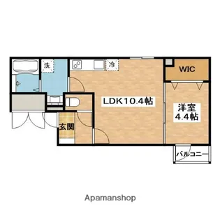 ネクストメゾン吹田駅前【1階】の間取り