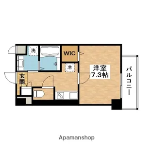 ガーデンクォーツ摂津正雀【7階】の間取り