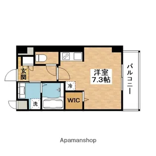 ガーデンクォーツ摂津正雀【9階】の間取り