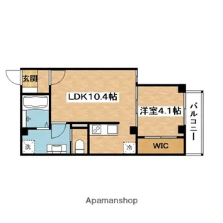 ブルーム【3階】の間取り
