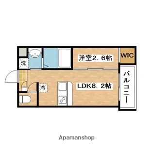 リアコート上新庄【2階】の間取り