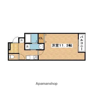フジパレス東正雀【1階】の間取り