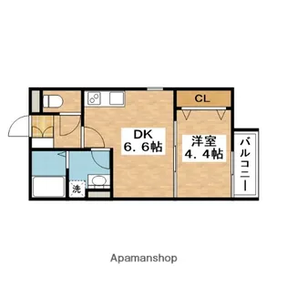 (仮称)H and P緑地公園【1階】の間取り