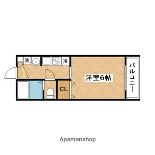 大阪府吹田市円山町【マンション】の間取り