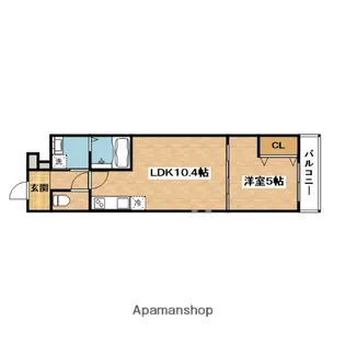 フジパレス吹田垂水町Ⅲ番館【2階】の間取り