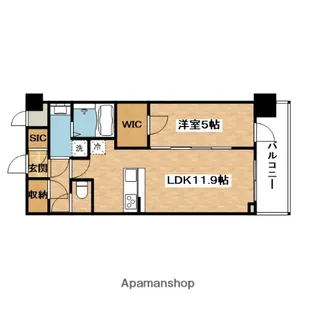 リッツ新大阪プレミアム【10階】の間取り