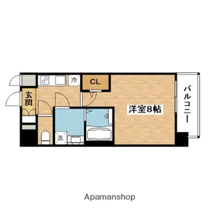 ファーストフィオーレ吹田ドマーニ【8階】の間取り