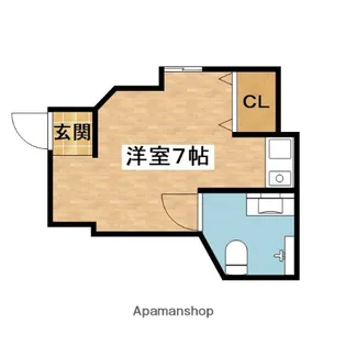 シェスム正雀【1階】の間取り
