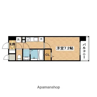 ファーストフィオーレ北大阪ミラージュ【2階】の間取り