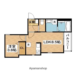 REGALEST千里山【1階】の間取り