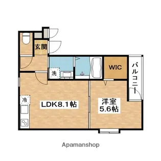 フジパレス吹田穂波町【2階】の間取り