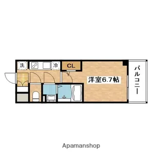 エスリード ザ・グラン大阪サウス【9階】の間取り