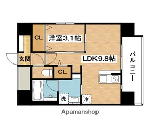 エル・セレーノ新大阪北【13階】の間取り