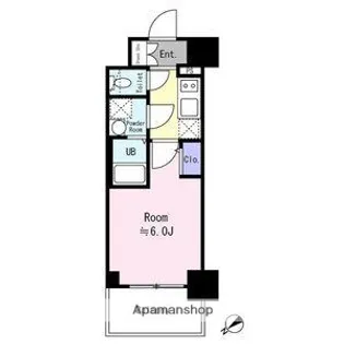 1Kの間取り画像