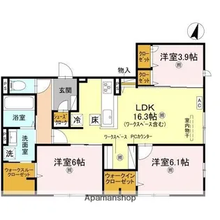 CASA.FILANTE V【1階】の間取り