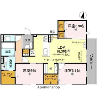 CASA.FILANTE V【3階】の間取り